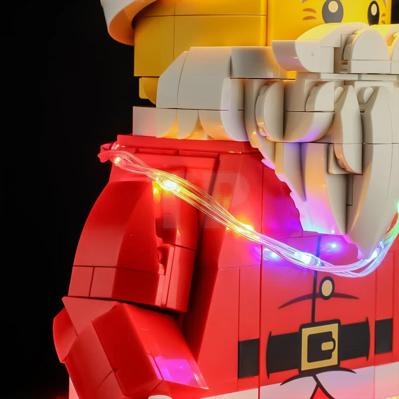 Light kit for LEGO® 40820 Up-Scaled Santa Minifigure