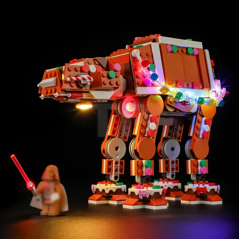 Light kit for LEGO® 40806 Gingerbread AT-AT Walker