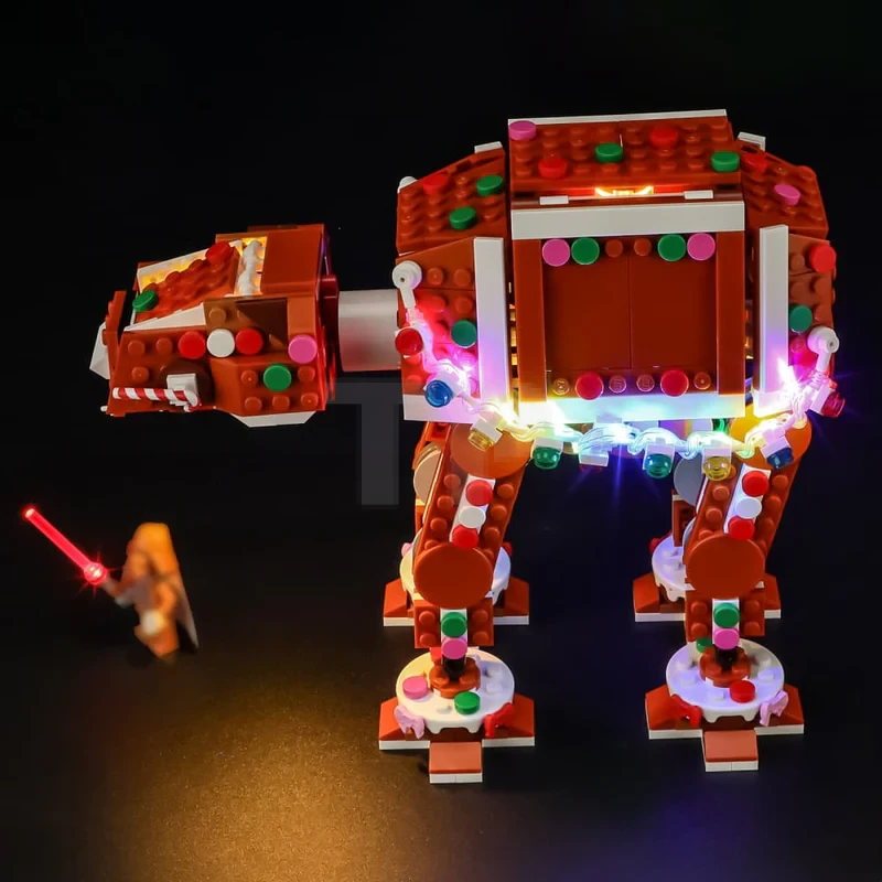 Light kit for LEGO® 40806 Gingerbread AT-AT Walker