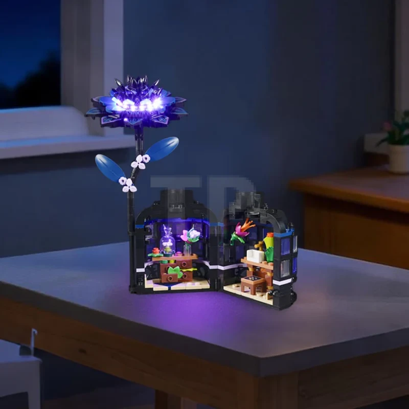 Light kit for LEGO® 76784 Black Dahlia Flower
