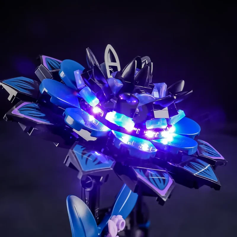 Light kit for LEGO® 76784 Black Dahlia Flower