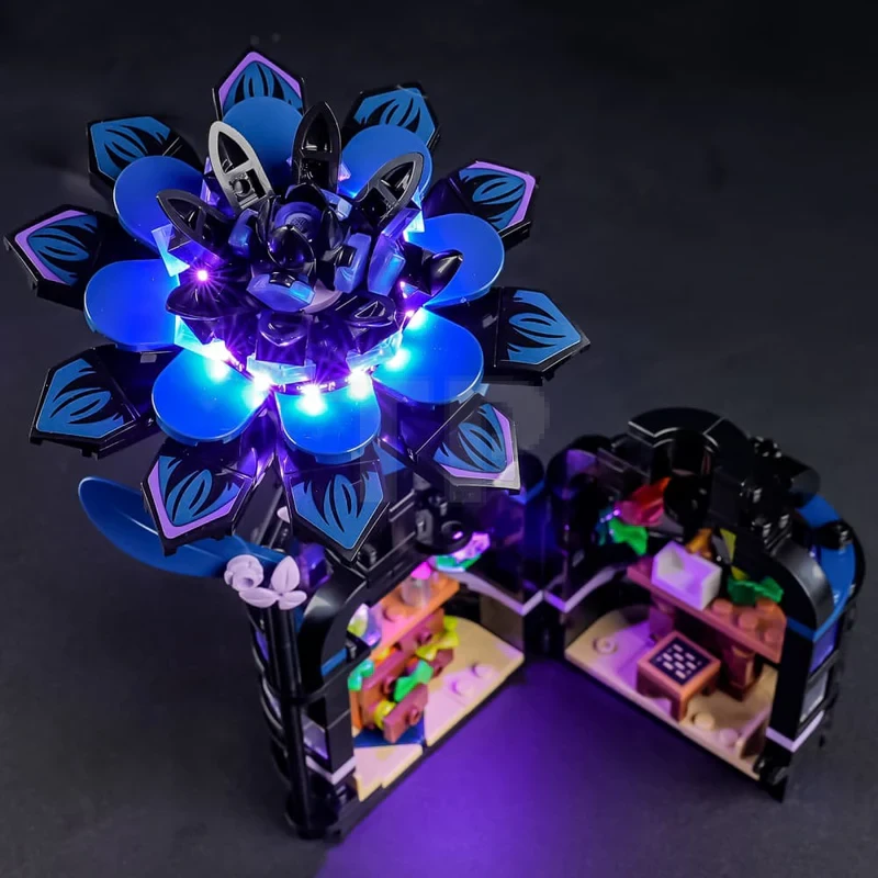 Light kit for LEGO® 76784 Black Dahlia Flower