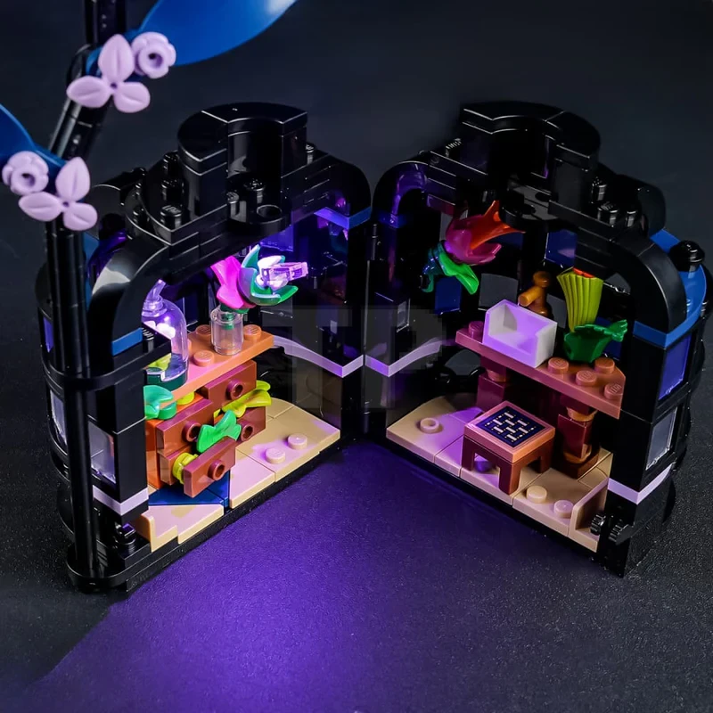 Light kit for LEGO® 76784 Black Dahlia Flower