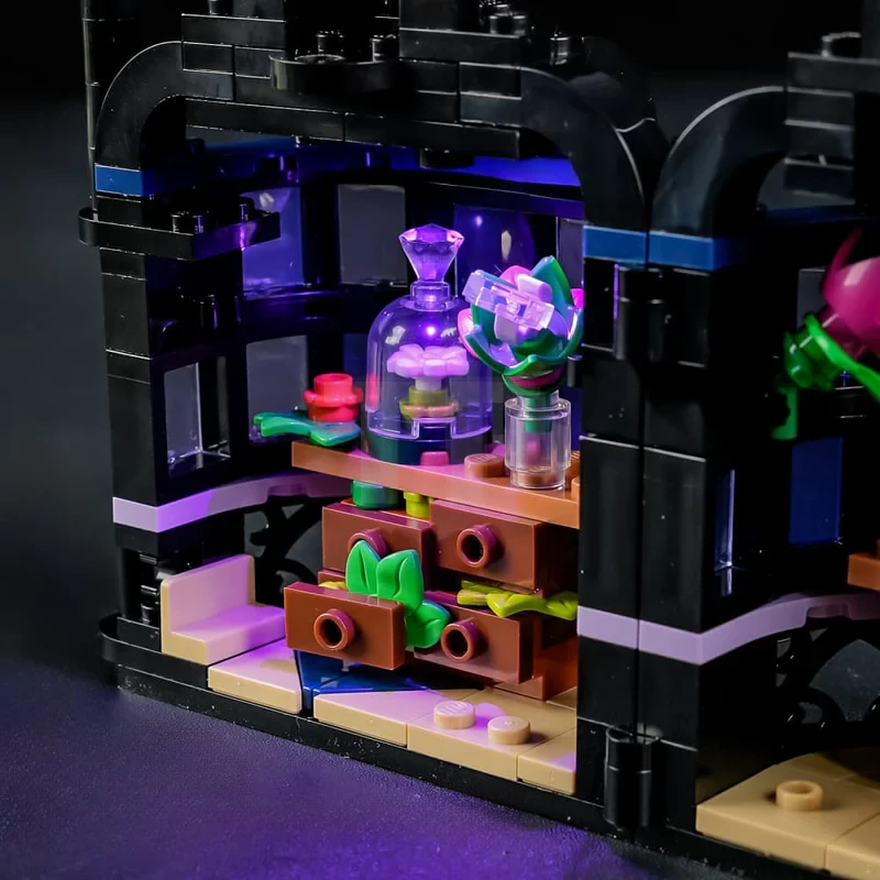 Light kit for LEGO® 76784 Black Dahlia Flower