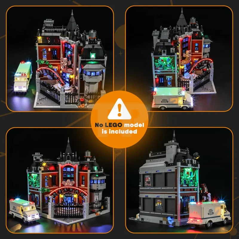 Light kit for LEGO® 76300  Arkham Asylum