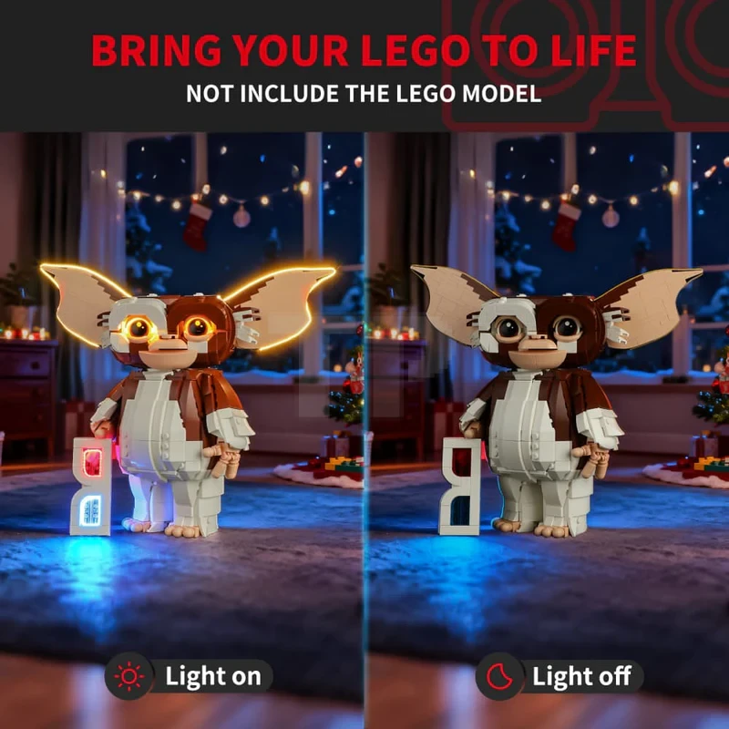 Light kit for LEGO® 21361 Gremlins: Gizmo