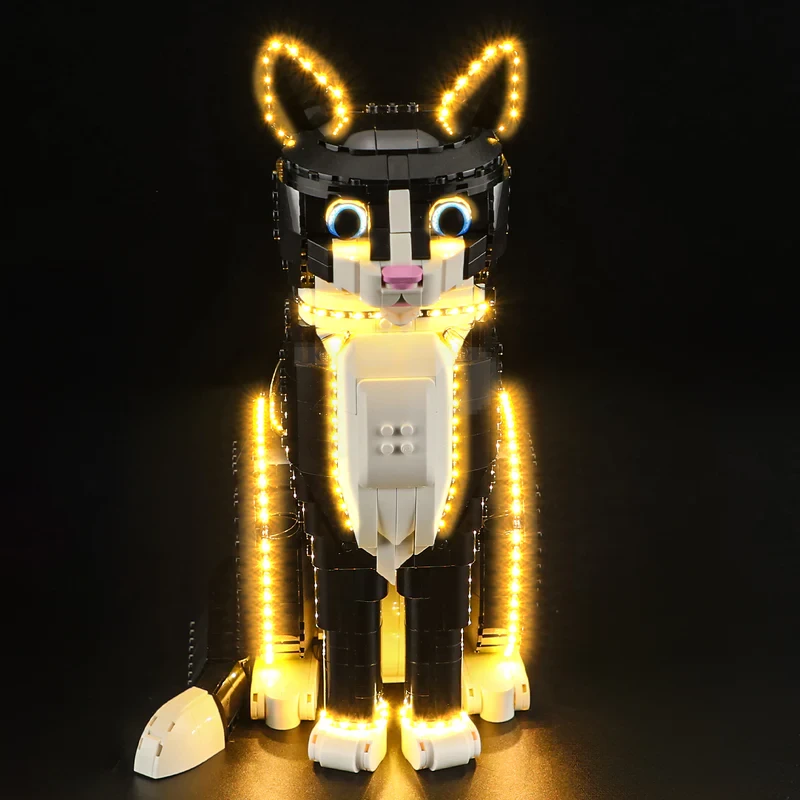 Light kit for LEGO® 21349 Tuxedo Cat