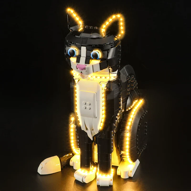 Light kit for LEGO® 21349 Tuxedo Cat