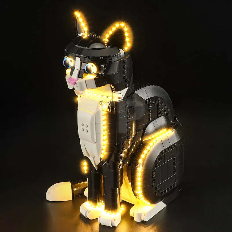 Light kit for LEGO® 21349 Tuxedo Cat