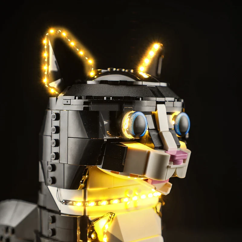 Light kit for LEGO® 21349 Tuxedo Cat