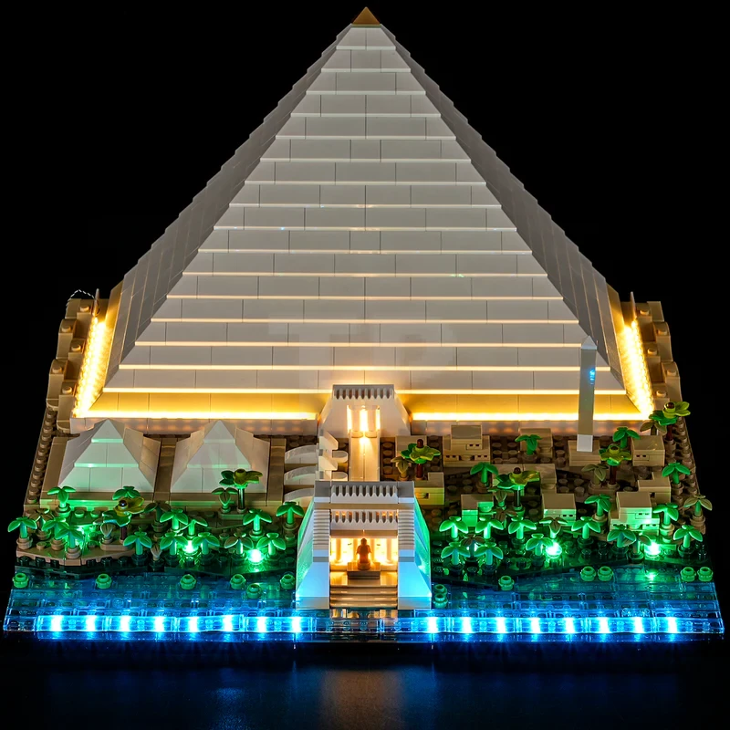 Light kit for LEGO® 21058 Great Pyramid of Giza (Remote Version)