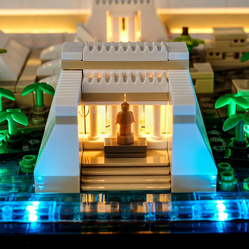 Light kit for LEGO® 21058 Great Pyramid of Giza (Remote Version)