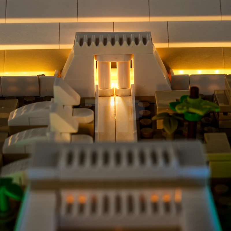 Light kit for LEGO® 21058 Great Pyramid of Giza (Remote Version)