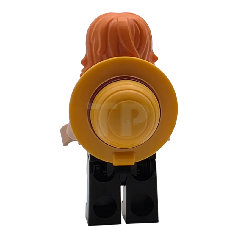 LEGO&reg; op010 Nami - Yellowish Green Top, Straw Hat on Back