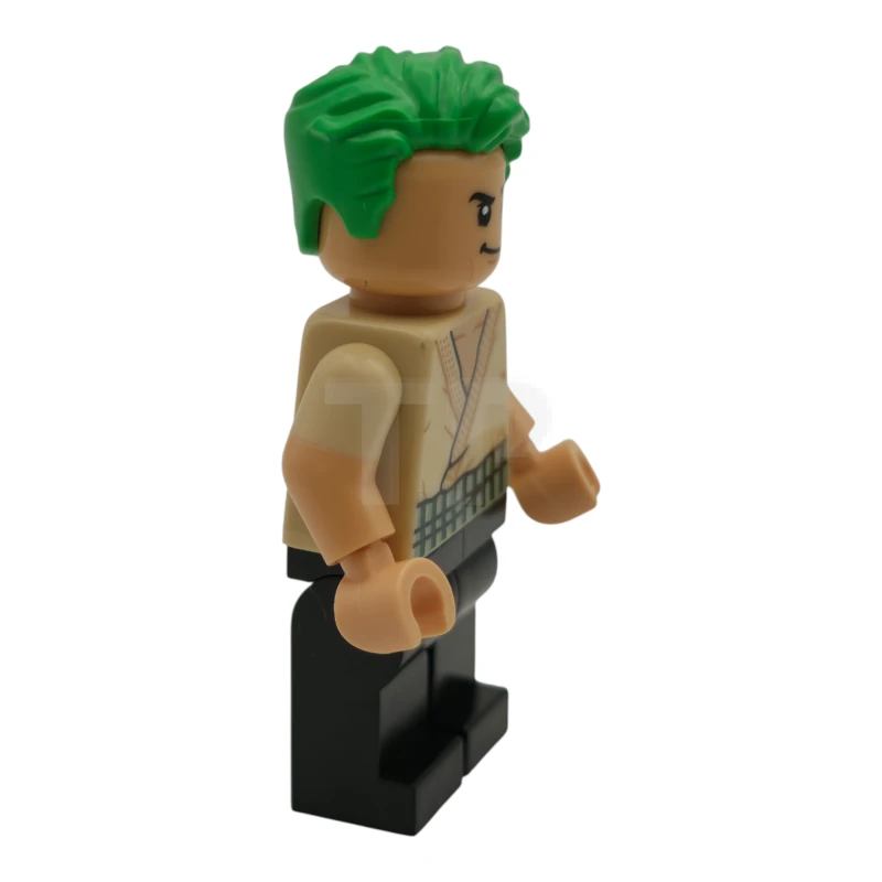 LEGO&reg; op013 Roronoa Zoro - Tan Shirt, Hair