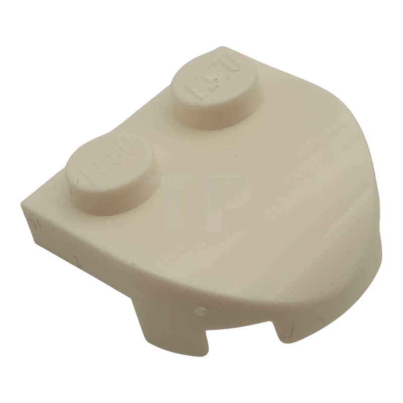 LEGO&reg; 6554300 - 7037 - Brick, Round 2 x 2 x 2/3 Half Circle Extended with 2 Studs and Curved Top