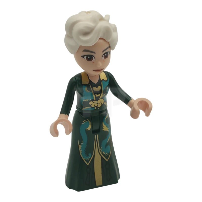 LEGO&reg; wck030 Madame Morrible - Minipop, Donkergroen en Donker Turquoise Jurk