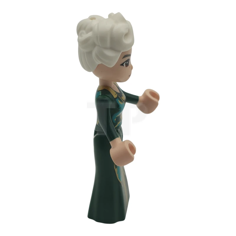 LEGO&reg; wck030 Madame Morrible - Minipop, Donkergroen en Donker Turquoise Jurk