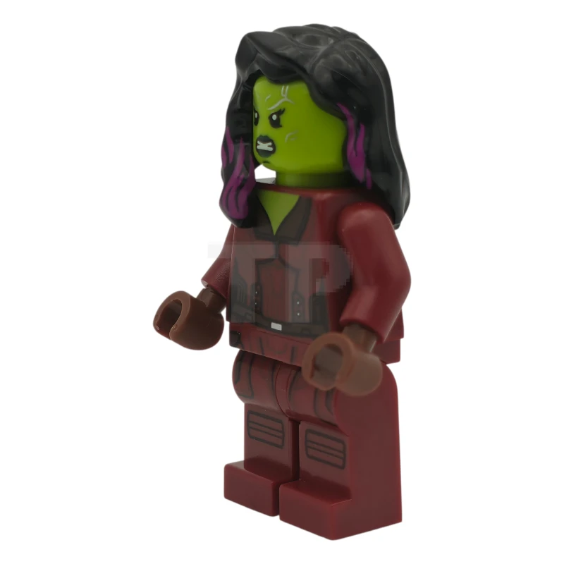 LEGO&reg; sh0976 Gamora - Jambes imprimées rouge foncé