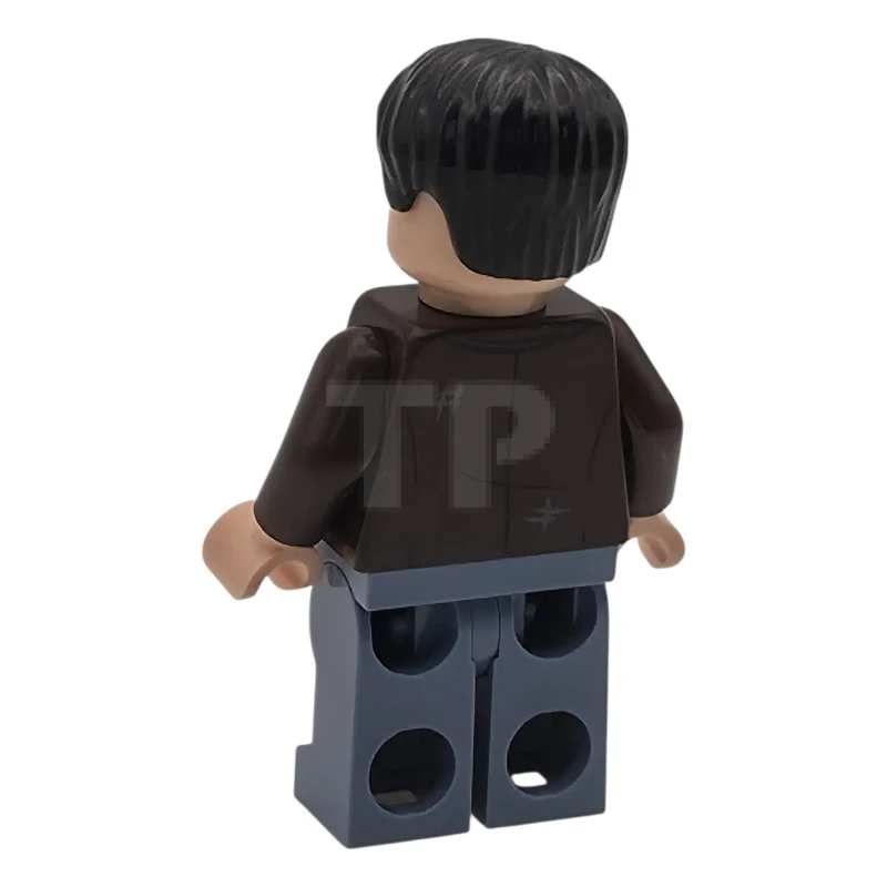 LEGO&reg; hp597 Harry Potter - Dunkelbraune offene Jacke, sandblaue Beine