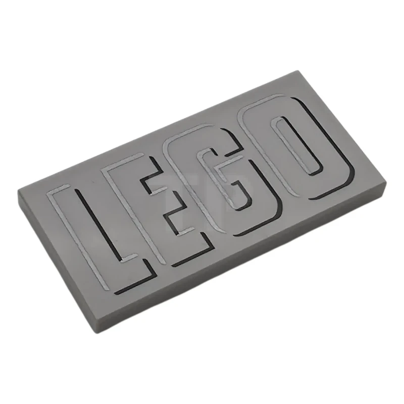 LEGO&reg; 6483024 - 87079pb1431 - Tile 2 x 4 with Outlined 'LEGO' Pattern