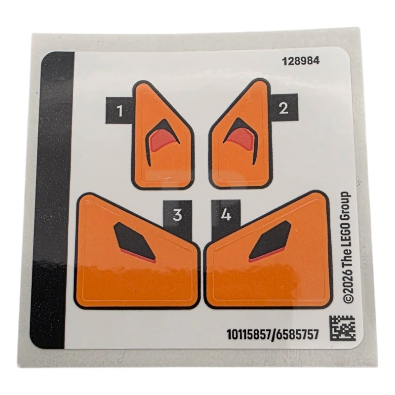 LEGO&reg; 6585757 - Feuille d'autocollants pour le set 77257 - (10115857/6585757)