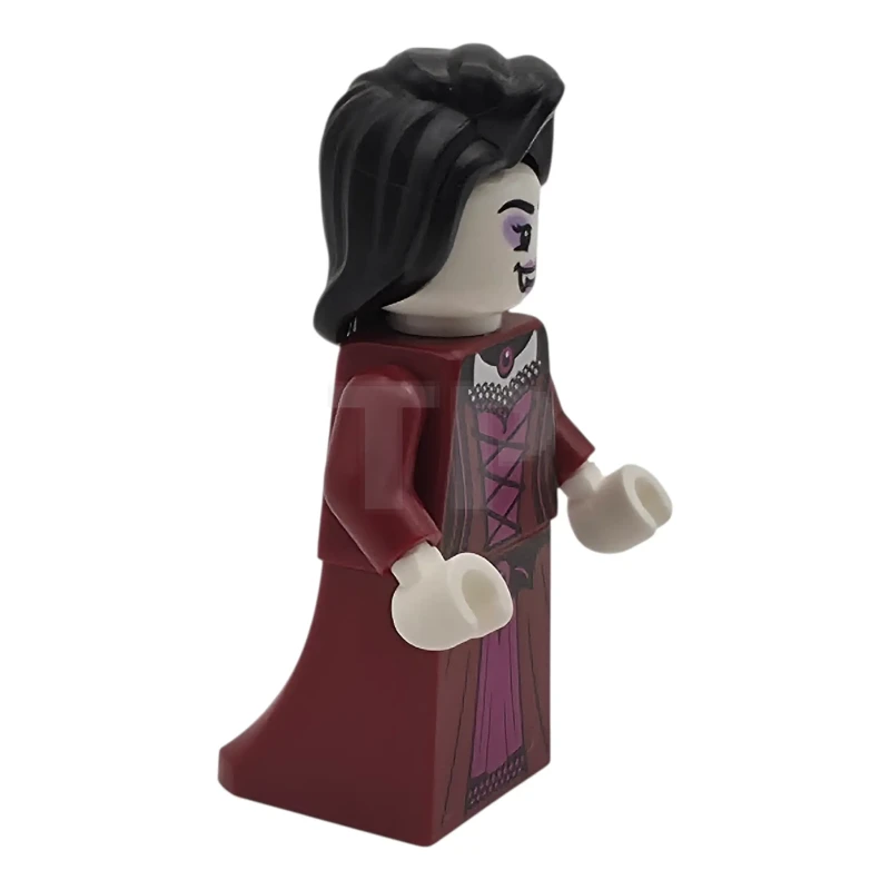 LEGO&reg; twn530 Vampiro - Vestito rosso scuro, capelli neri