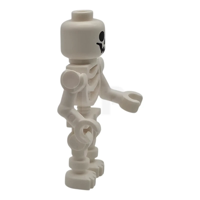 LEGO&reg; twn526 Skeleton - Standard Skull, Bent Arms, Vertical Grip Left, Horizontal Grip Right