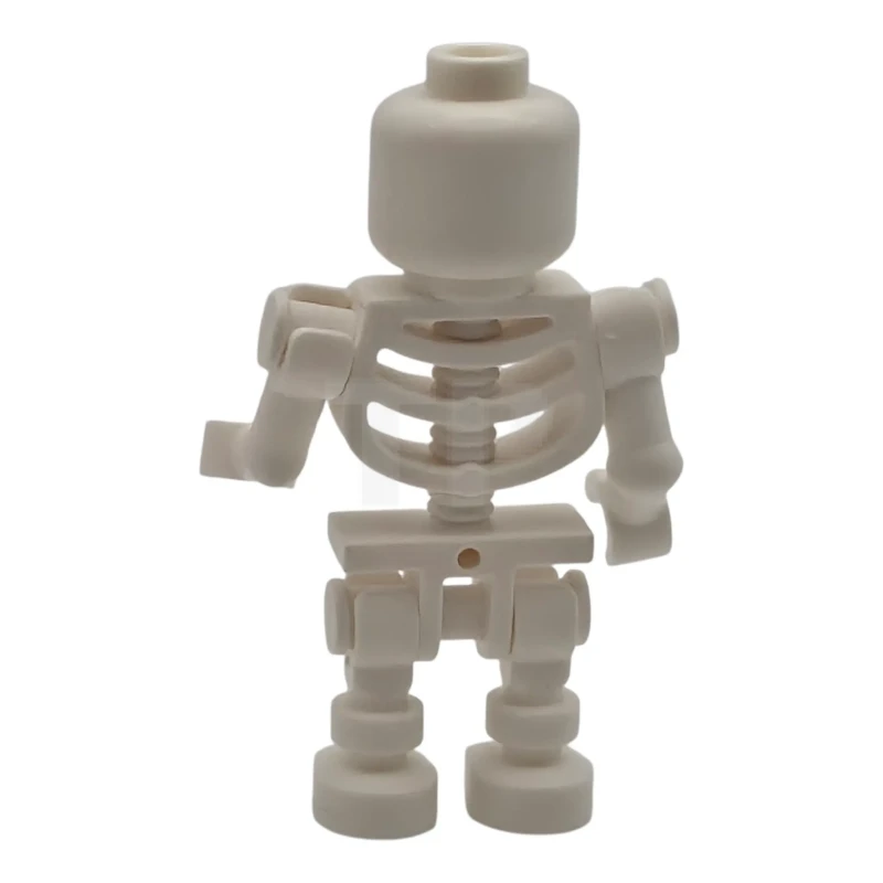LEGO&reg; twn526 Skeleton - Standard Skull, Bent Arms, Vertical Grip Left, Horizontal Grip Right