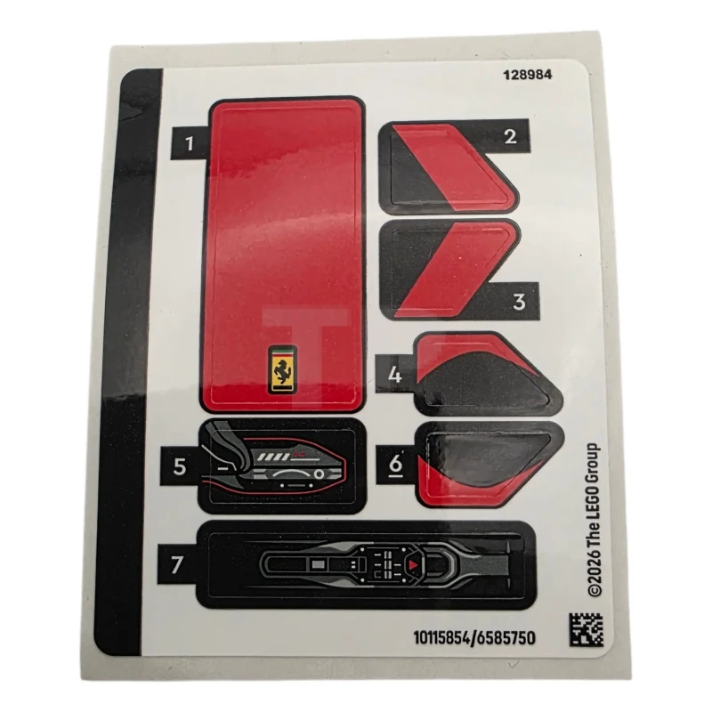 LEGO&reg; 6585750 - Stickervel voor set 77254 - (10115854/6585750)