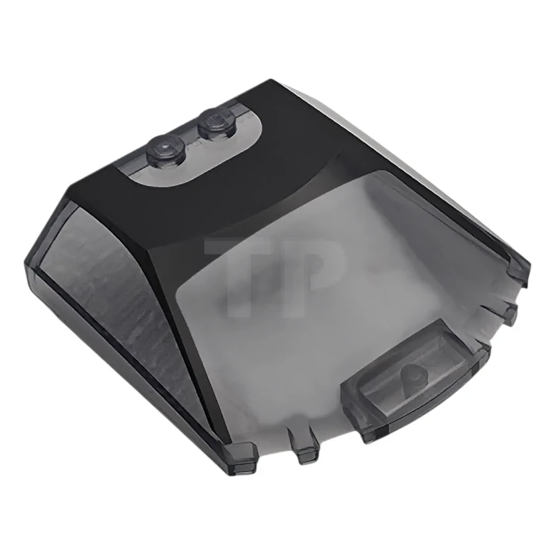 LEGO&reg;  - 65633pb21 - Windscreen 6 x 6 x 1 1/3 Straight Sides with Black Roof and Window Frame Pattern