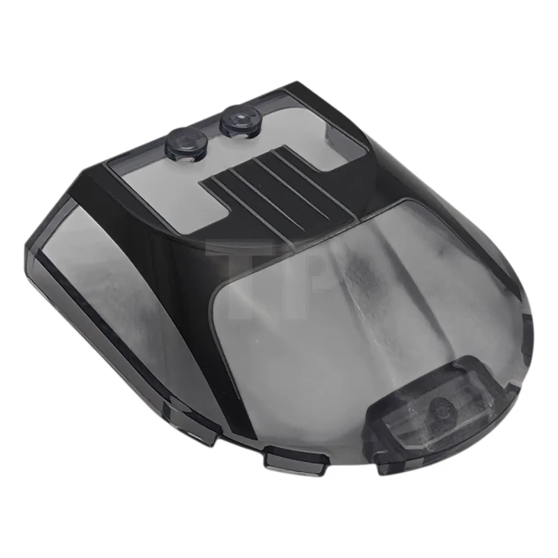 LEGO&reg;  - 3383pb05 - Windscreen 6 x 6 x 1 1/3 Curved with Black McLaren W1 Roof and Light Bluish Gray Stripes and Window Frame Outline Pattern