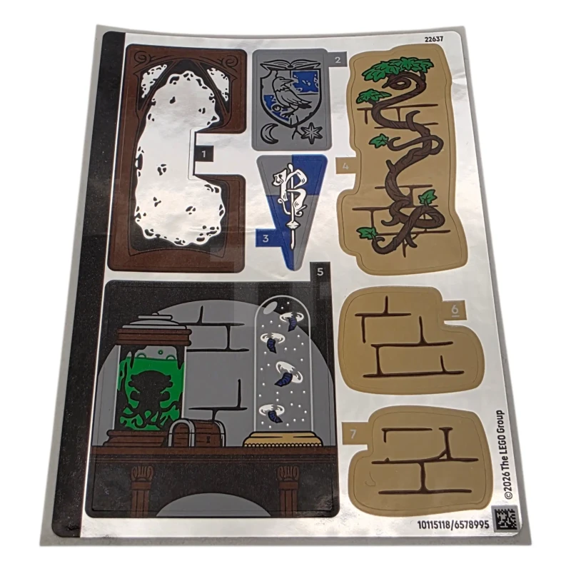 LEGO&reg; 6578995 - Sticker Sheet for Set 76463, Mirrored - (10115118/6578995)