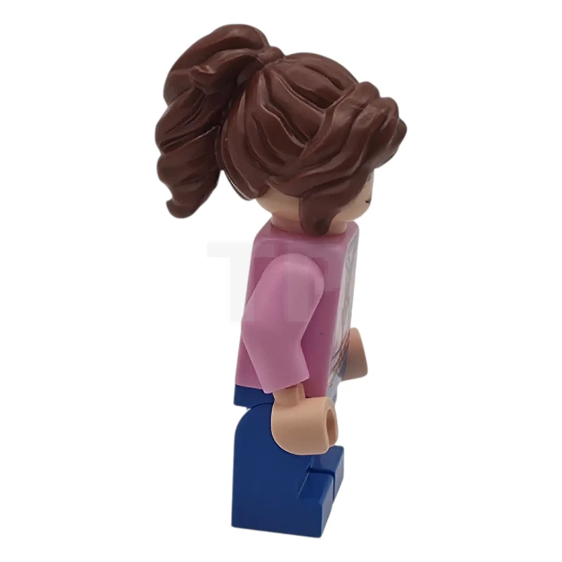 LEGO&reg; hp606 Hermione Granger - Bright Pink Hoodie with Time Turner Necklace