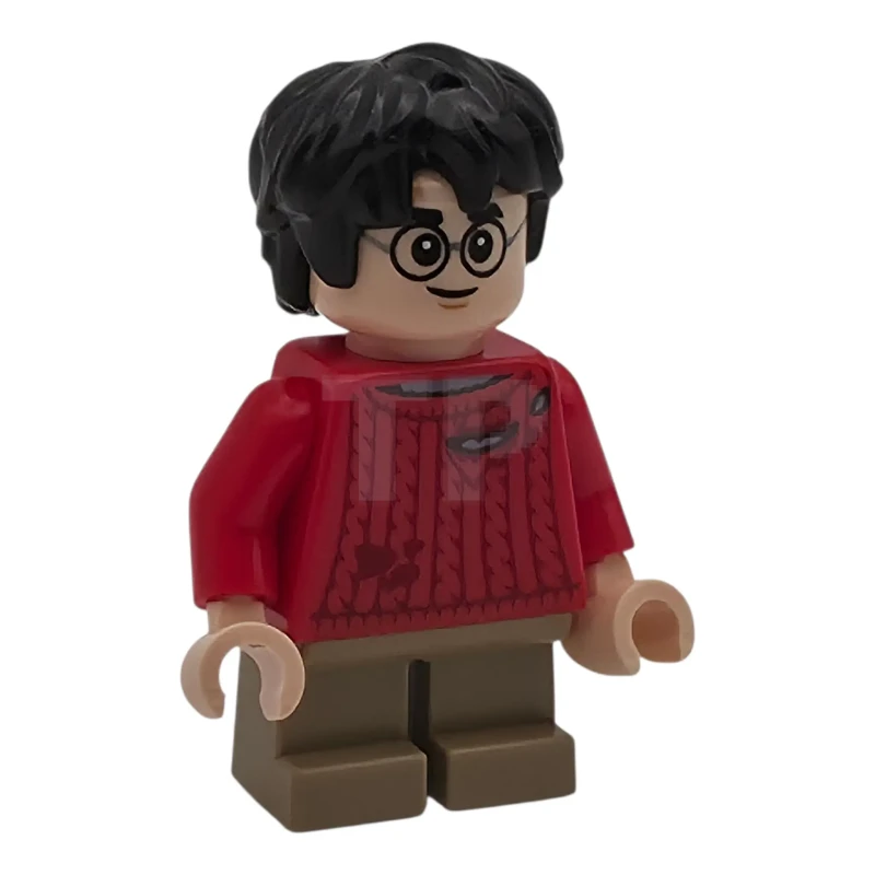 LEGO&reg; hp610 Harry Potter - Red Torn Sweater, Dark Tan Short Legs
