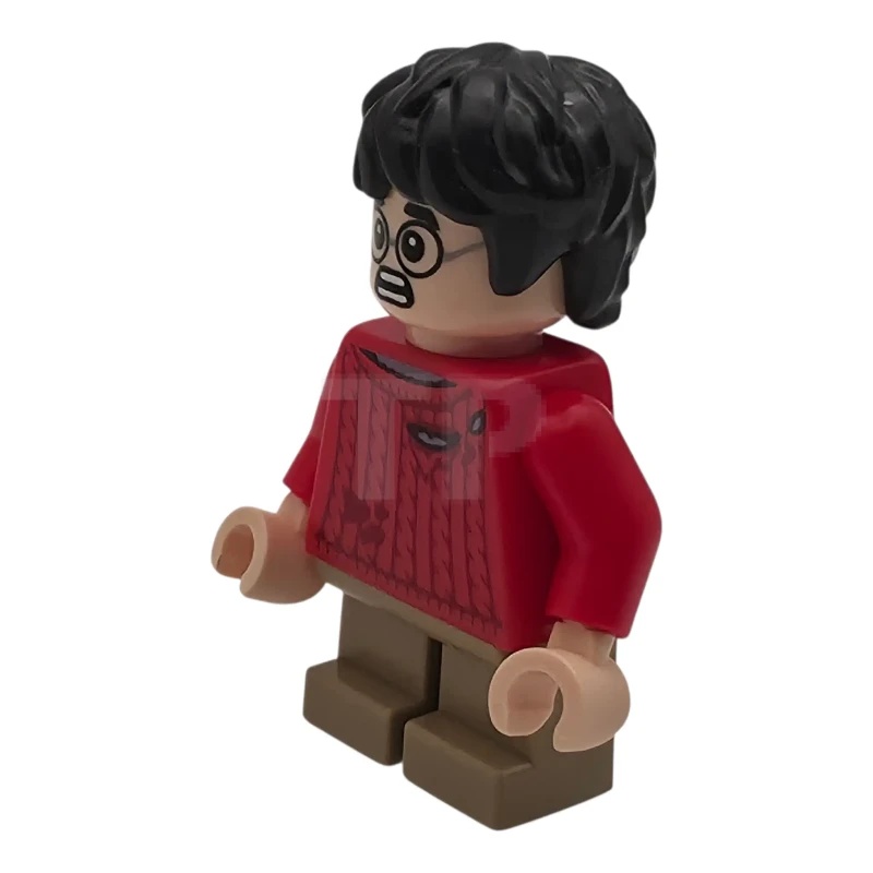 LEGO&reg; hp610 Harry Potter - Red Torn Sweater, Dark Tan Short Legs