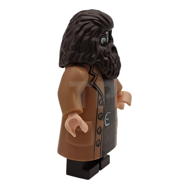 LEGO&reg; hp613 Rubeus Hagrid - Medium Nougat Topcoat with Buttons, Goggles