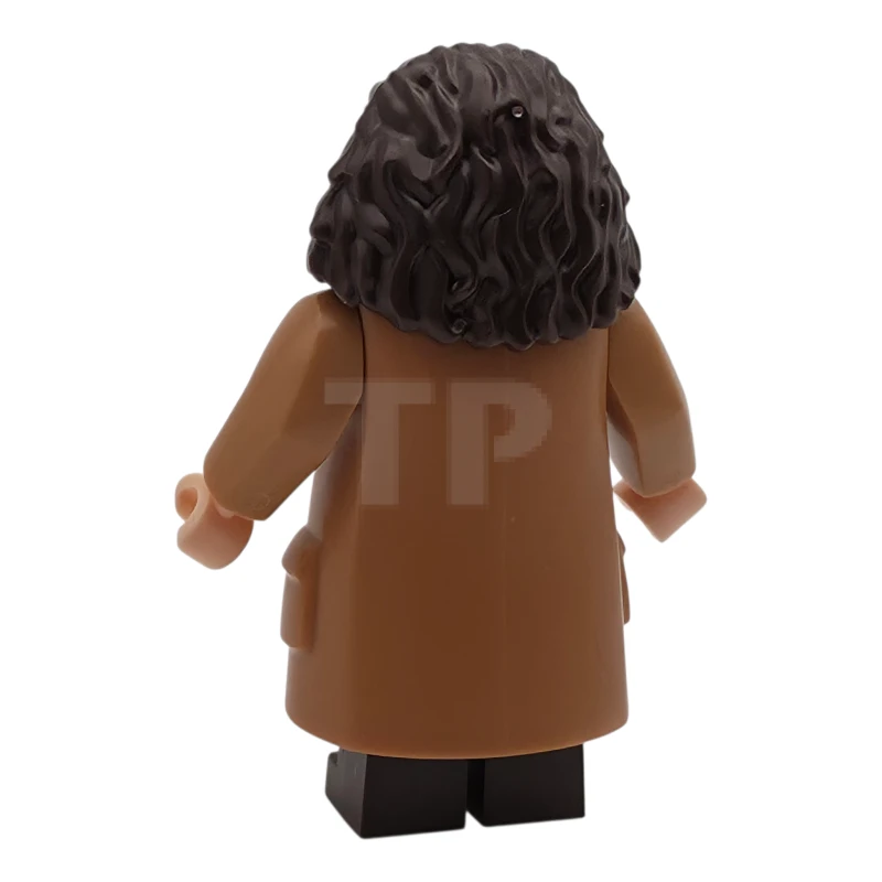 LEGO&reg; hp613 Rubeus Hagrid - Medium Nougat Topcoat with Buttons, Goggles