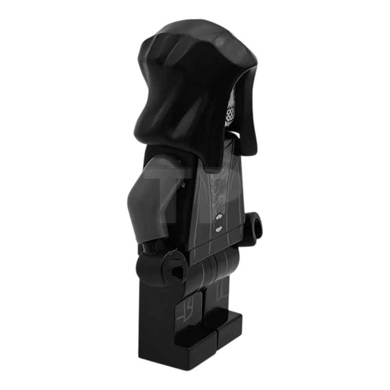 LEGO&reg; hp614 Death Eater - Black Hood, Dark Bluish Gray Arms, Large Open Mouth / Squinting Eyes