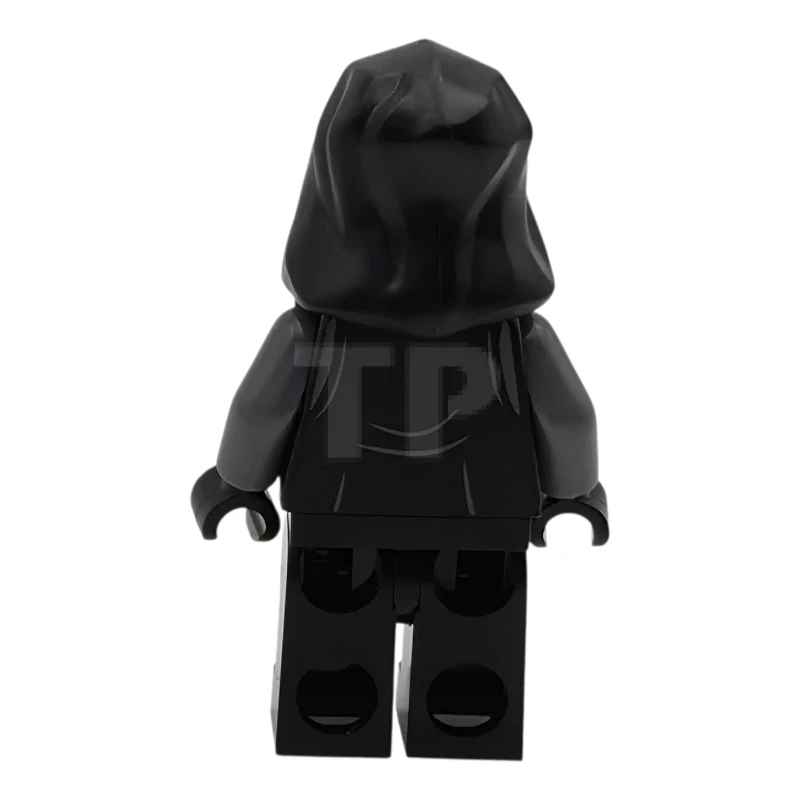 LEGO&reg; hp614 Death Eater - Black Hood, Dark Bluish Gray Arms, Large Open Mouth / Squinting Eyes