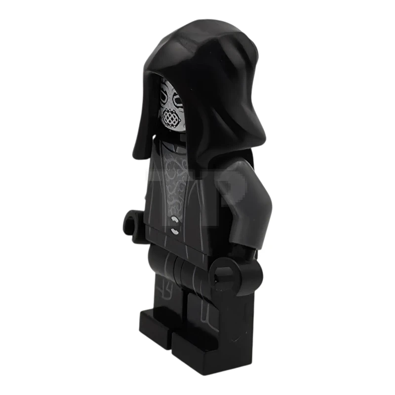 LEGO&reg; hp614 Death Eater - Black Hood, Dark Bluish Gray Arms, Large Open Mouth / Squinting Eyes