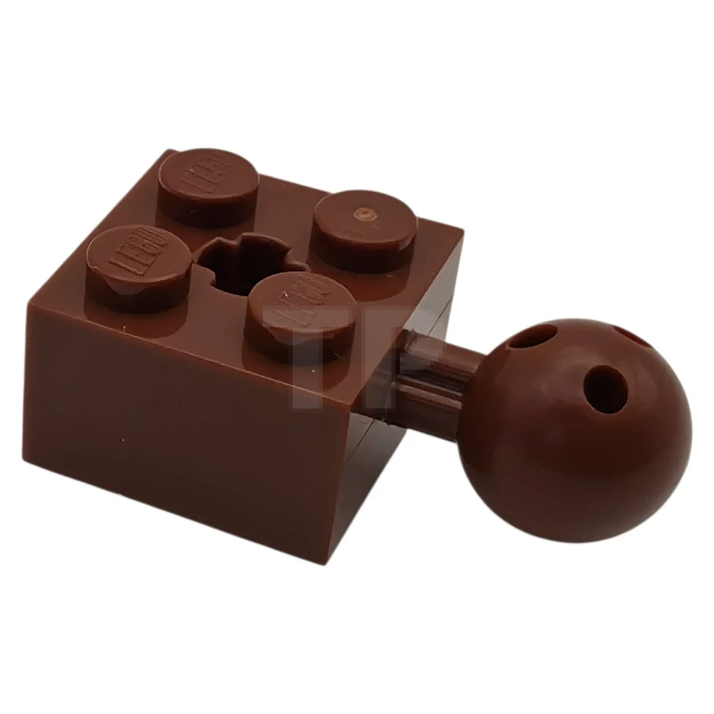 LEGO&reg; 6572893 - 57909b - Technic, Brick Modified 2 x 2 with Ball and Axle Hole with 6 Holes in Ball