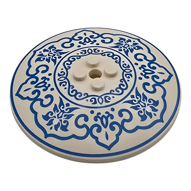 LEGO&reg; 6519101 - 3961pb17 - Dish 8 x 8 Inverted with Flower Petals Pattern