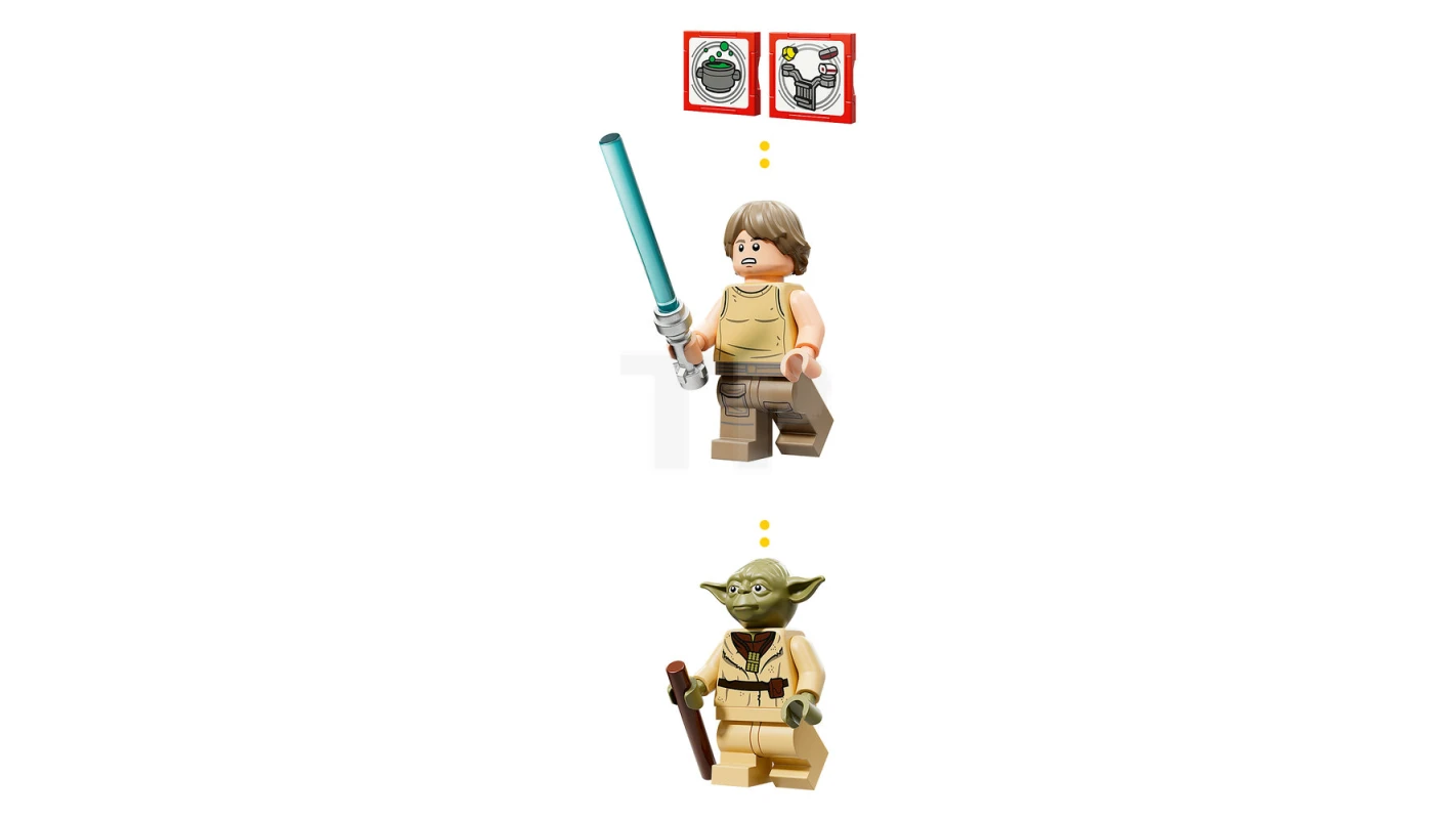 LEGO&reg; 75422 SMART Play™: Jedi-Training an Yodas Hütte