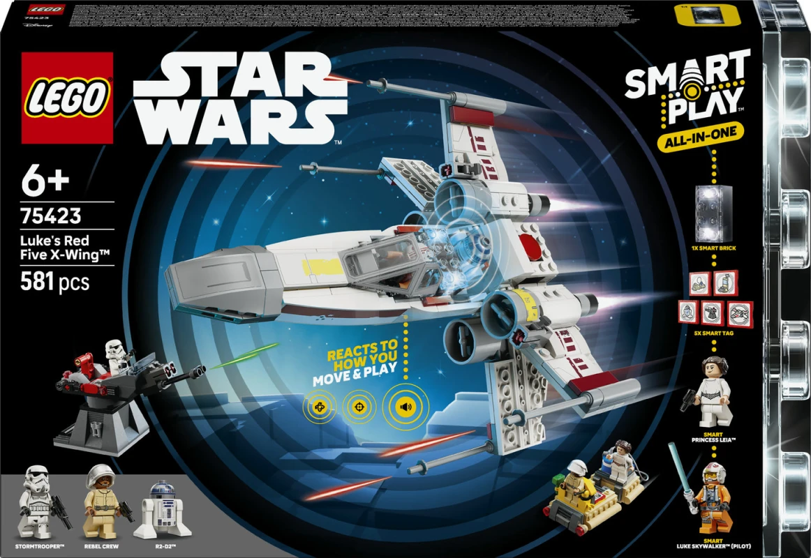 LEGO&reg; 75423 SMART Play™: Luke's Red Five X-Wing™