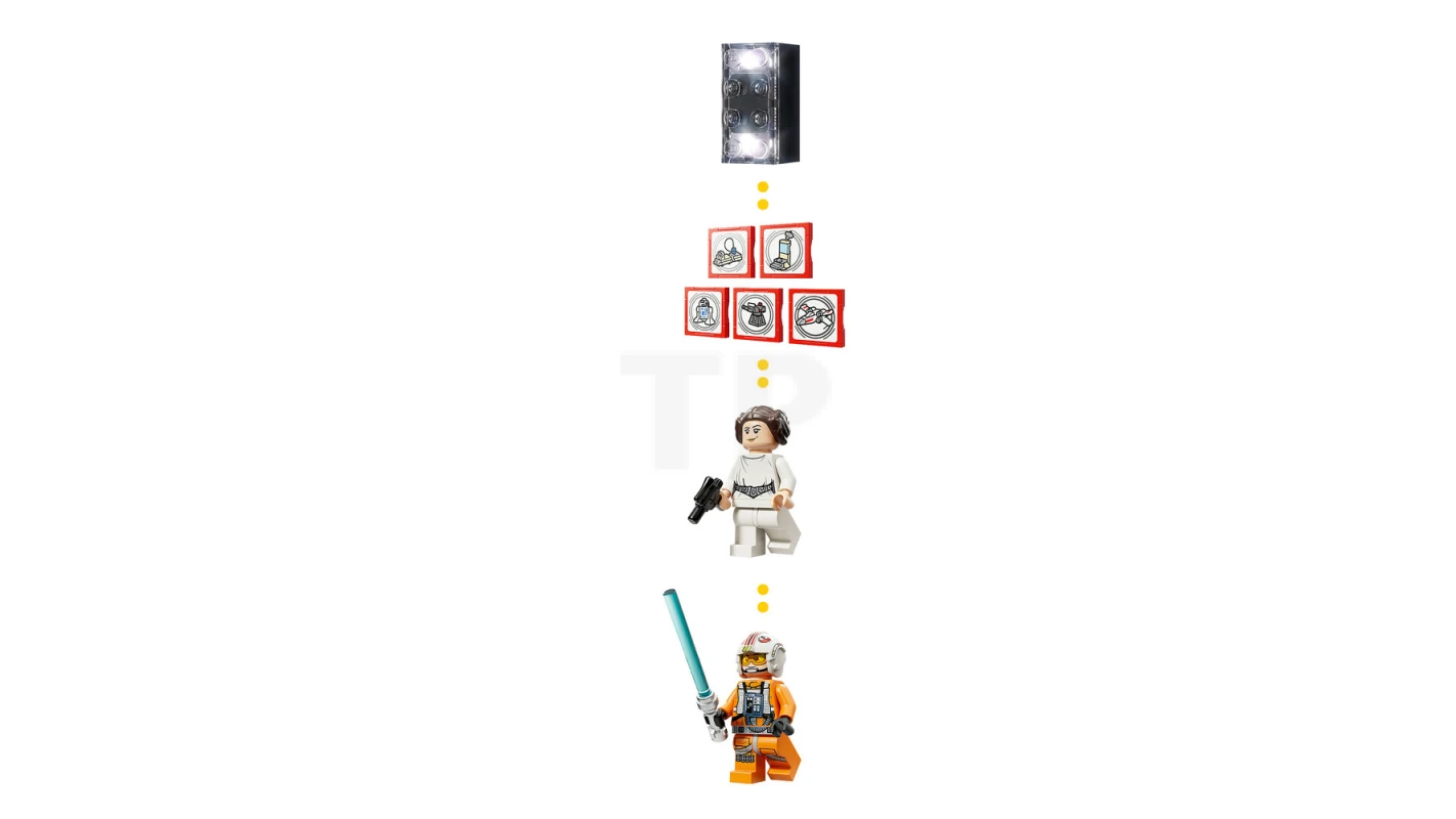 LEGO&reg; 75423 SMART Play™: Luke's Red Five X-Wing™