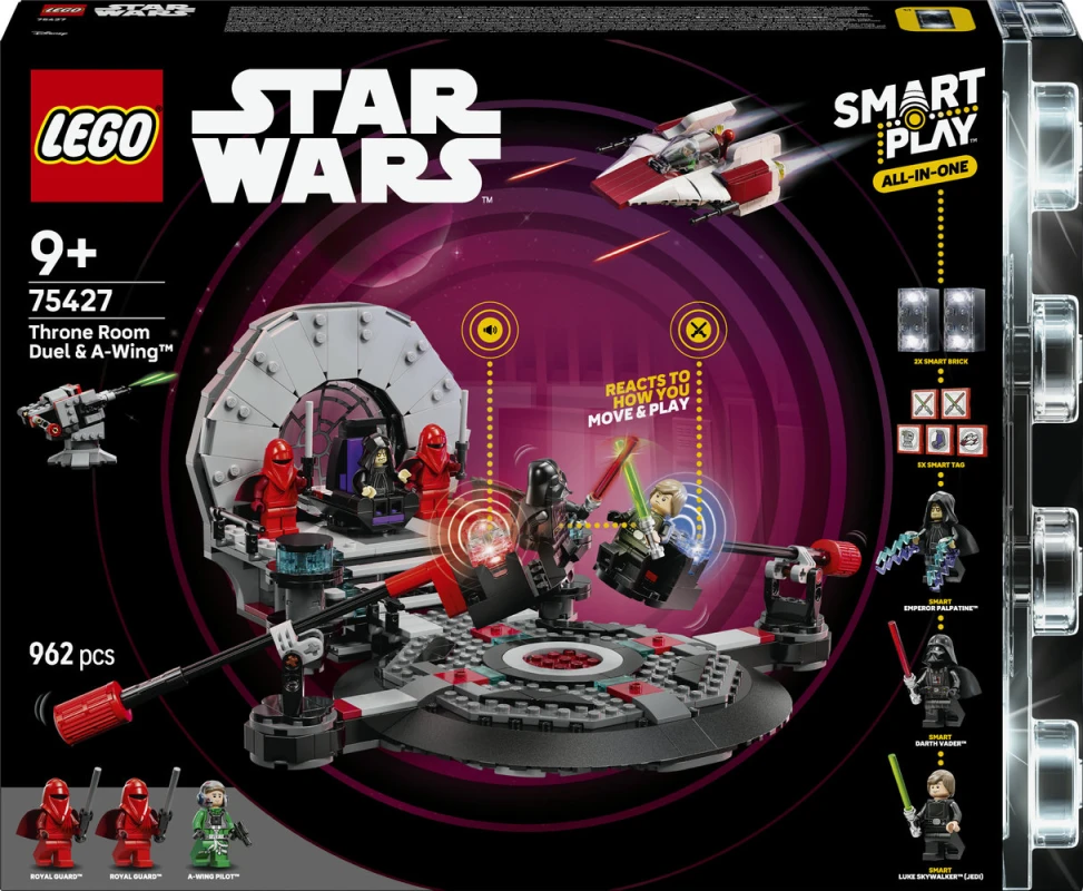 LEGO&reg; 75427 SMART Play™: A-Wing™ und das Duell im Thronsaal