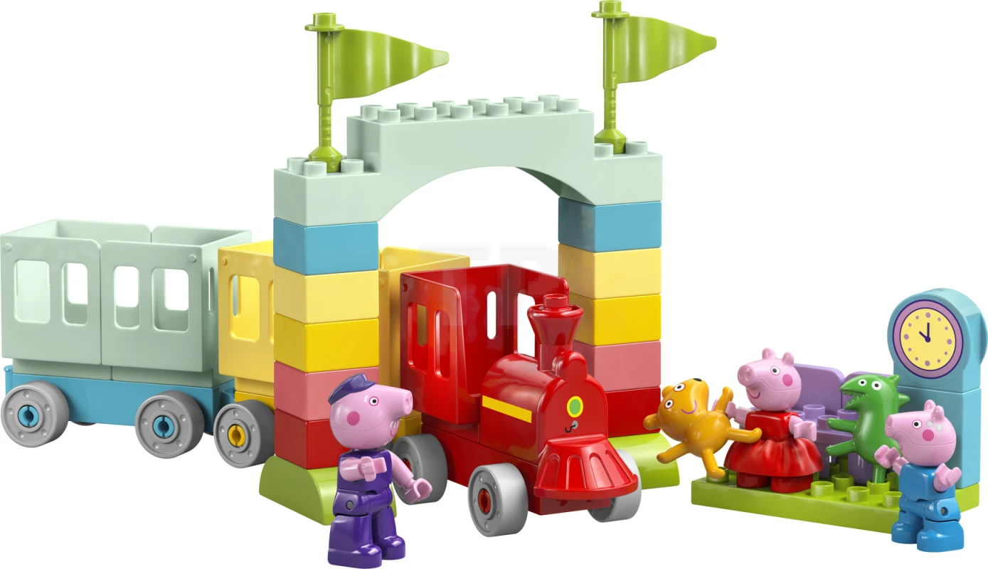 LEGO&reg; 10466 Le voyage en train avec Papy Pig