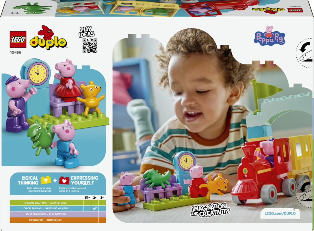 LEGO&reg; 10466 Le voyage en train avec Papy Pig