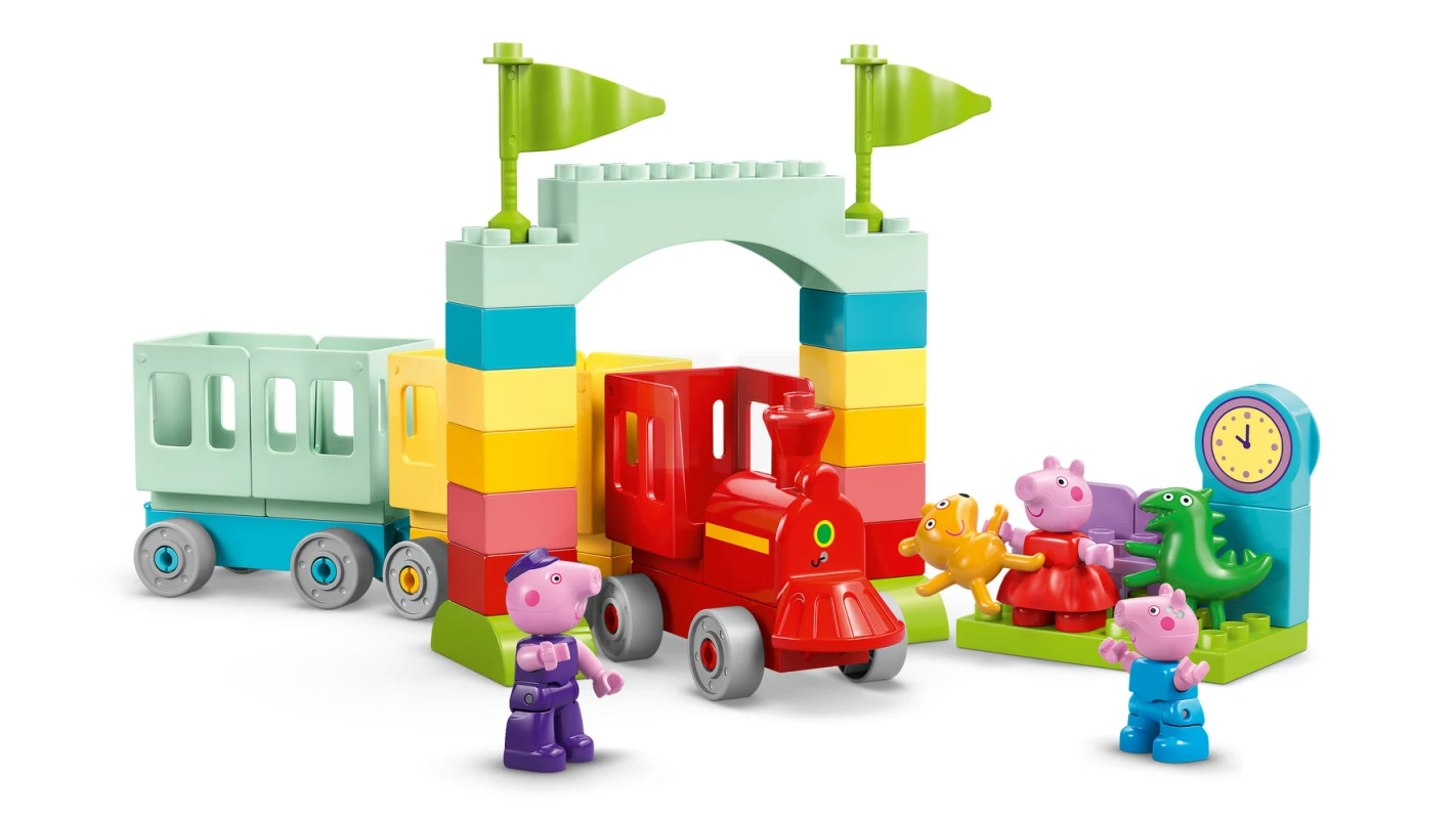 LEGO&reg; 10466 Le voyage en train avec Papy Pig